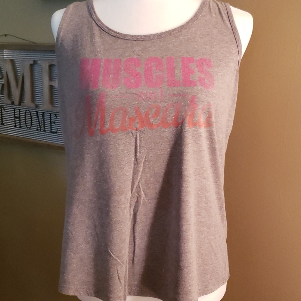 Chin up apparel racer back tank, size xl